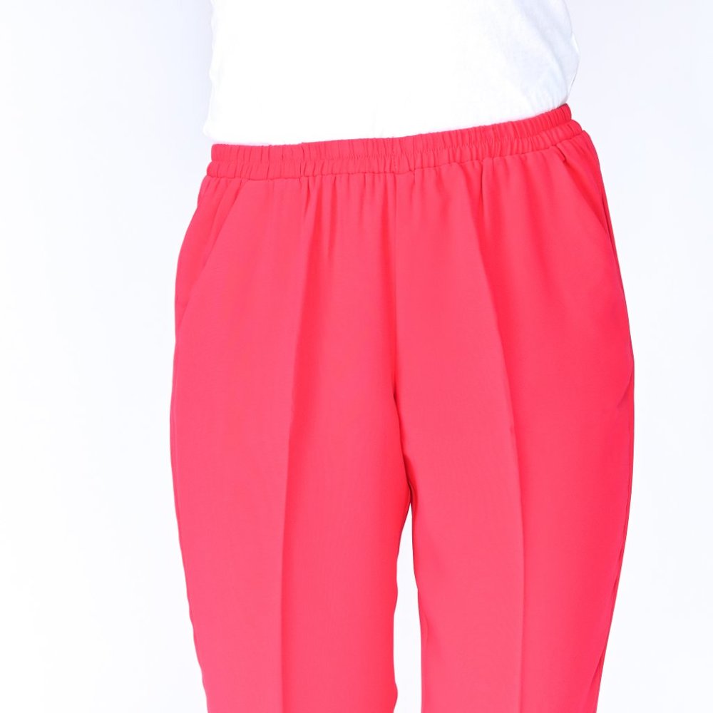AMANDA UPRICHARD Albany Cherry Pink Cropped Pant - Picture 2 of 6